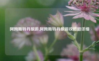 阿姆斯特丹旅游,阿姆斯特丹旅游攻略超详细