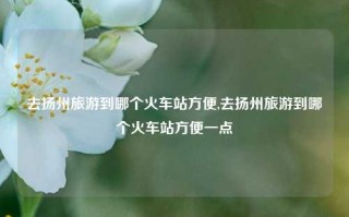 去扬州旅游到哪个火车站方便,去扬州旅游到哪个火车站方便一点