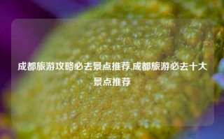 成都旅游攻略必去景点推荐,成都旅游必去十大景点推荐