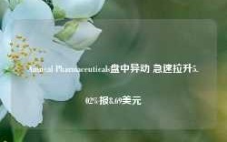 Amneal Pharmaceuticals盘中异动 急速拉升5.02%报8.69美元