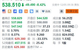 新思科技跌超8.4% 第一财季业绩指引不及预期