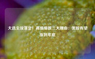 大选尘埃落定！高盛细数三大理由：美股有望涨到年底