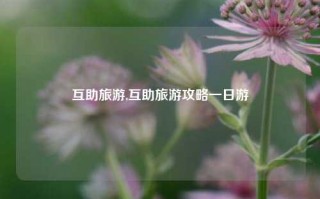 互助旅游,互助旅游攻略一日游