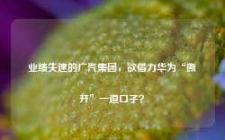 业绩失速的广汽集团，欲借力华为“撕开”一道口子？