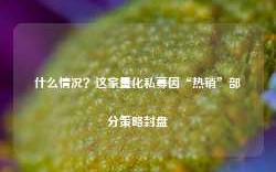 什么情况？这家量化私募因“热销”部分策略封盘