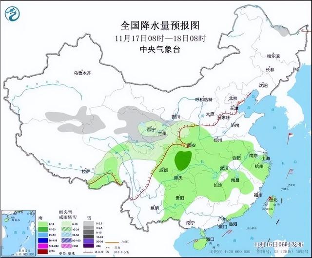 冷冷冷！大风＋降温都来了！全国冰冻线进程图出炉，这些地方雨雪天气持续在线-第3张图片-旅游攻略网