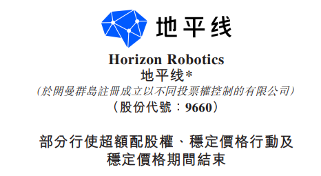 地平线机器人，部分行使超额配股权，募资升至60.87亿-第2张图片-旅游攻略网