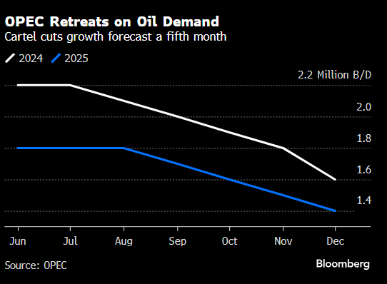 OPEC对2024年全球石油需求预测作出迄今最大幅度的下调-第2张图片-旅游攻略网