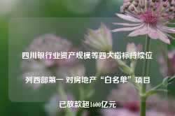 四川银行业资产规模等四大指标持续位列西部第一 对房地产“白名单”项目已放款超1600亿元-第1张图片-旅游攻略网