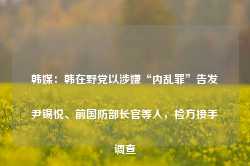 韩媒：韩在野党以涉嫌“内乱罪”告发尹锡悦、前国防部长官等人，检方接手调查-第1张图片-旅游攻略网