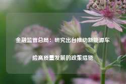 金融监管总局：研究出台推动新能源车险高质量发展的政策措施-第1张图片-旅游攻略网